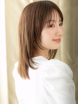 カバーヘア ブリス 志木南口駅前店(COVER HAIR bliss) □透明感カラー前下がりレイヤーミディアム401志木20代30代40代!