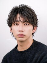 オーシャントーキョーオーバー 渋谷(OCEAN TOKYO OVER)&nbsp;波巻きラウンドマッシュセンターパートシャドウパーマ韓国