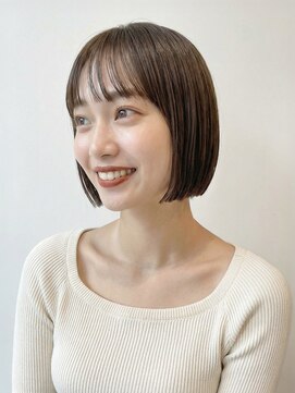 ソワー(SOWER) 小顔効果◎切りっぱなしボブ