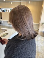 ナギ 栃木(nagi)&nbsp;鎖骨上ボブ×明るめオリーブ