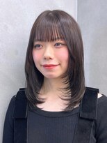 ジエクトクイン(The Ect Q'n) 顔周りカット/ハッシュカット/顔周りレイヤーカット/前髪カット