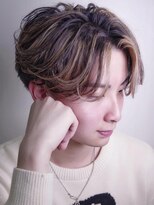 グロウ 天神店(growth)&nbsp;韓国風 センターパート フェザーパーマ ニュアンスパーマ 