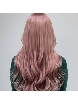 アームスヘアー 狭山ヶ丘店(arm's hair) 【武蔵藤沢】 ダブルカラーで叶う、艶感溢れるハイトーンピンク