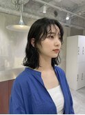 レイヤーボブボブヘアショートウルフパーマウルフボブヨシンモリ