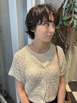 モンルル プル(mon loulou + plus) ショートウルフ、ショートパーマ、パーマスタイル