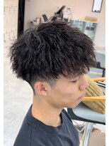 グラムテン 西尾店(gram) ツイストスパイラル_メンズパーマ_色気パーマ_291