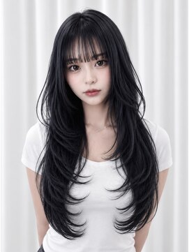 アミリー ひたち野うしく店(Amily) ハイライトバレイヤージュダブルカラーケアブリーチ20代30代