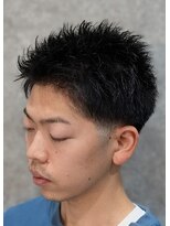 髪ちょす&nbsp;スパイキーショート×ローフェード