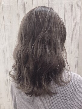 ヘア ドレス リッケ(hair dress lykke) 【lykke】レイヤーミディ×Vintage grey