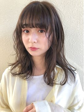 パーク(PAAQ) 【田中智大】ミディアムレイヤー×シースルー厚めバング