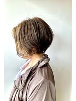 ナチュラル ヘアーデザイニング(Natural hair designing) 大人可愛い丸みあるショートボブ　＃今泉ショート　宇都宮　栃木