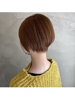 アンジェリカ 岡山店(ANGELICA)&nbsp;[ANGELICA 小林大樹]☆オレンジ×ショートボブ