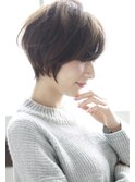 大人可愛い×くびれハンサム×ナチュラル ショートボブ/大宮m1