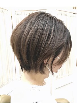 ヘアカフェ コトノハ(hair cafe Kotonoha) 【コトノハ】大人可愛い前下りショート20代30代40代束感ショート
