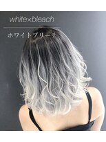 バトー(bAteAu)&nbsp;シルバー、グラデーション、ホワイトブリーチ、イルミナカラー