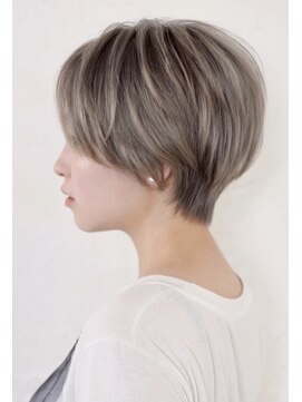クレドガーデン 西新井店(CRED GARDEN) 好感度ナチュラルショーボブ×透明感アッシュベージュ/西新井s