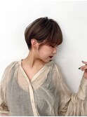 前髪ありショートボブ
