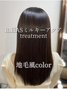 アールサロンギンザ(Rr SALON GINZA) R.HASミルキーアクアtreatment×color