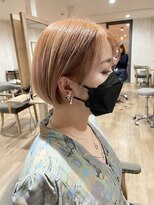 ヘブンリー(heavenly)&nbsp;ピンクベージュ/ミルクティーベージュ/ショートボブ/透明感