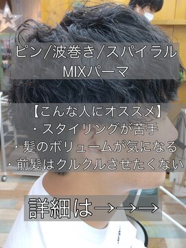デイズ(DAYS) ツーブロック/マッシュ/ピン/波巻き/スパイラルMIXパーマ