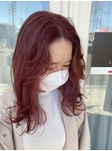 berry pink color【池袋/ケアブリーチ/ダブルカラー/韓国】