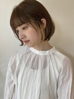 イヴォーク トーキョー(EVOKE TOKYO) 韓国耳かけ可愛いボブヘアイヤリングカラー小顔ワイドバング