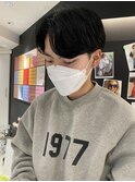 【滝口】ニュアンスパーマ サイドパート 刈り上げ 前下がり