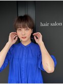 【竹之内蔵人】大人似合わせ小顔ラインショート/耳掛けショート