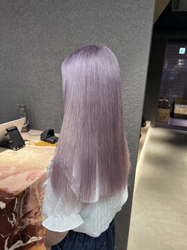 ペレ 栄店(PELE) ウルフ/マチルダボブ/ピンクベージュ/インナーグレージュ/栄