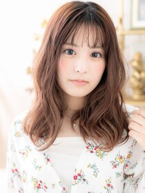 カバーヘア ブリス 志木南口駅前店(COVER HAIR bliss) 波巻きウェーブ韓国風ゆるふわエアリーミディa志木20代30代40代