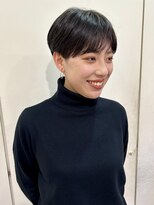 リアン アオヤマ(Liun aoyama) ベリーショート 似合わせカット 刈り上げ女子 イメチェン 艶黒髪