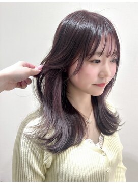 バイオレット ナゴヤ(Violet Nagoya) 春カラー ピンクブラウン ピンクカラー インナーカラー