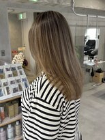 ラック(LUCK)&nbsp;切りっぱなしボブ/エアリーロング/美髪/ピンクブラウン/船橋