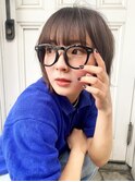 《tomi》フェイスレイヤー×切りっぱなしボブ