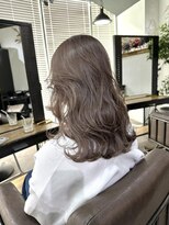 グレーベージュ グレージュ ことりベージュ レイヤーロング