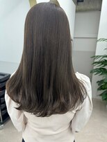 ロウ 町田(ROW)&nbsp;大人かわいいエギョモリ ミルクティーブラウン ひし形シルエット