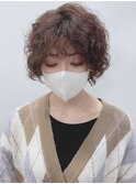 【松戸 岩口】くしゅっとプードルパーママッシュショート