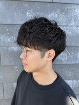 ヒュイル バイ ニアウ(Hwyl by Niau) シャドウパーマメンズカットパーマツイストスパイラルパーマ