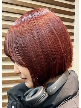 スタイル 横浜(STYLE) ケアブリーチ／横浜／ダブルカラー/レッド/暖色