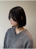 大人可愛い/ボブ/前下がりボブ/グレージュ/アッシュ/20代30代