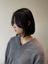 サラ ビューティー サイト 古賀店(SARA Beauty Sight) 大人可愛い/ボブ/前下がりボブ/グレージュ/アッシュ/20代30代