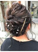 お呼ばれヘアーアレンジ
