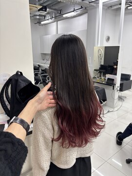 アライブ ハラジュク(ALIVE harajuku) 【ALIVE 夕貴】ピンクグラデーションカラー