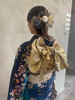 パースラヴ(PERS'LOV)&nbsp;ボブヘアアレンジ×振袖着付け