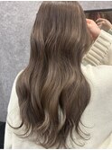 透明感ブラウンカラー
