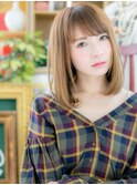内巻きワンカール外国人風インナーカラーc6戸田公園20代30代40代