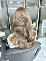 アクション 心斎橋店(ACTION)&nbsp;ブリーチ無しくすみベージュ　レイヤーカット　韓国ヘア