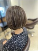 白髪ぼかしハイライト
