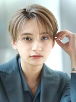 オーシャントーキョー サニー 原宿(OCEAN TOKYO Sunny)&nbsp;ハイトーンカラーフェザーパーマニュアンスパーマセンターパート