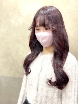 びゃんびゃん 江端店 くびれヘア/大人ガーリー/似合わせカット/ダブルカラー